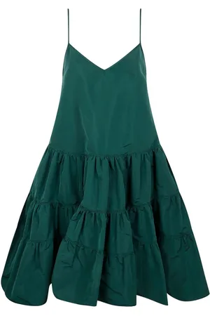Nº21 Kjole, Dame, Grøn, L, Elegant Kjole Samling
