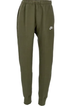 Nike Bukser, Dame, Grøn, XL, Bomuld, Club Jogger Bukser
