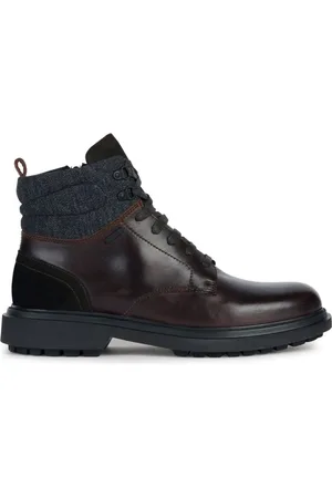 Geox Sko, Herre, Brun, 44 EU, Polyester, Faloria B Abx Støvler