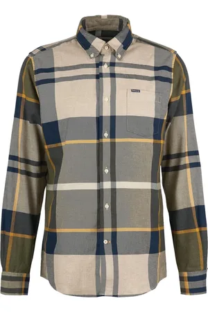 Barbour Skjorte, Herre, Grøn, S, Bomuld, Forest Mist Skjorte