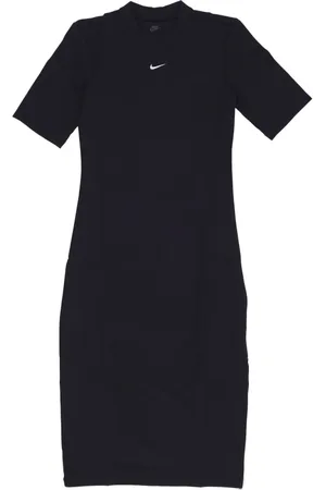 Nike Kjole, Dame, Sort, M, Bomuld, Essential Midi-kjole