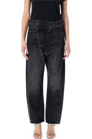 R13 Jeans, Dame, Sort, W28, Bomuld, Crossover Jeans
