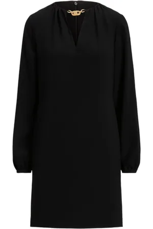 Ralph Lauren Kjole, Dame, Sort, XS, Uld, Stilfuld Kort Kjole