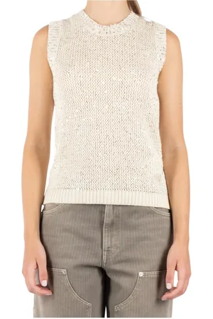 Golden Goose Strik, Dame, , S, Bomuld, Crewneck Sweater Update Collection