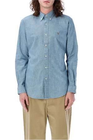 Ralph Lauren Skjorte, Herre, Blå, XL, Denim, Denimskjorte