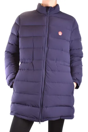 Aspesi Jakke, Dame, Blå, XL, Uld, Oversized Lilla Puffer Jakke