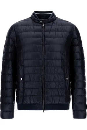 HERNO Jakke, Herre, Blå, L, Uld, Blå Puffer Jakke