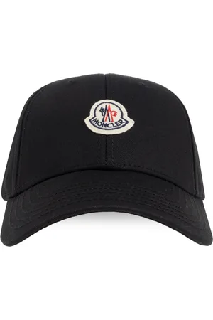 Moncler Tilbehør, Herre, Sort, ONE SIZE, Bomuld, Kasket