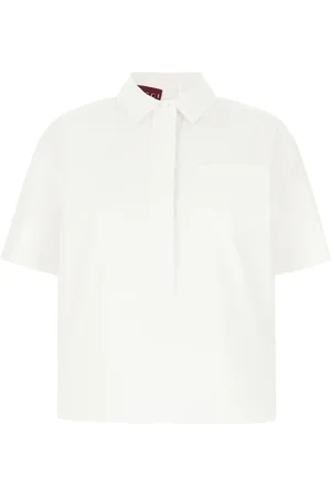 Gucci Bluser & Skjorter, Dame, Hvid, S, Bomuld, Camicie Shirt