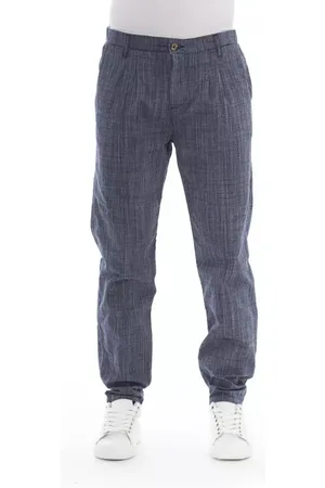 BALDININI Bukser, Herre, Blå, XS, Bomuld, Trend Blå Bomulds Jeans Bukser