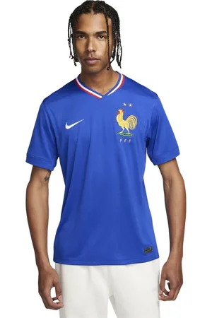Nike Top, Herre, Blå, L, Uld, Frankrigs Hjemmebanetrøje 2024/2026