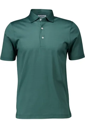 Gran Sasso Top, Herre, Grøn, S, Bomuld, Bomulds Polo Shirt