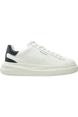 Guess Sko, Herre, Hvid, 43 EU, Læder, Stilede Hvide Sneakers