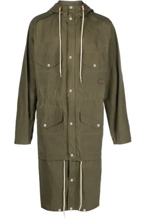 Gucci Frakke, Herre, Grøn, 2XL, Bomuld, Hooded Parka Jacket