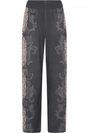 gustav Bukser, Dame, Flerfarvet, XS, Uld, Wide Leg Jersey Bukser