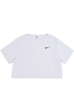 Nike Top, Dame, Grå, L, Bomuld, Rib Jersey Top