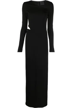 Givenchy Kjole, Dame, Sort, S, Langærmet Kjole
