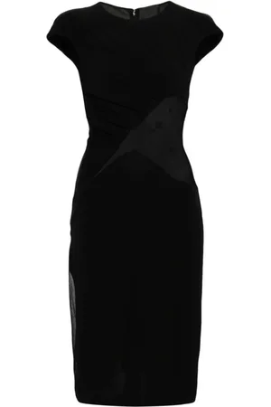 Givenchy Kjole, Dame, Sort, M, Tulle og Crepe Kjole