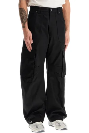 Golden Goose Bukser, Herre, Sort, XL, Bomuld, Utility Twill Cargo Bukser