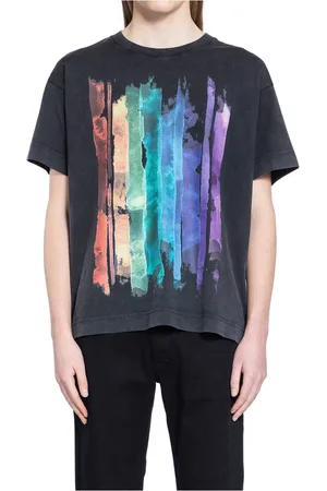Givenchy Top, Herre, Sort, M, Bomuld, Grafisk Printet Crewneck T-Shirt
