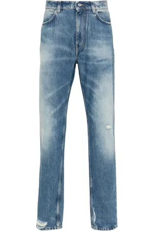 Givenchy Jeans, Herre, Blå, W30, Bomuld, Blå Slim Jeans