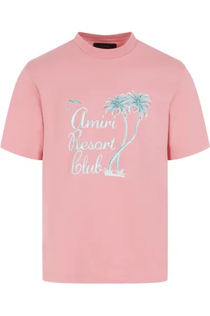 AMIRI Top, Herre, Lyserød, M, Bomuld, Resort Club Tee