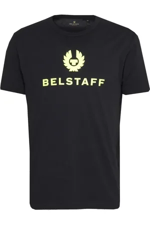 Belstaff Top, Herre, Sort, M, Bomuld, Phoenix Emblem Print Cotton T-Shirt