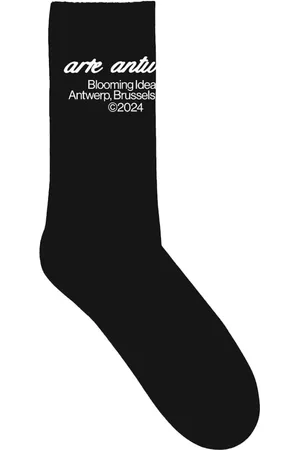 Arte Antwerp Undertøj, Herre, Sort, ONE SIZE, Bomuld, Logo Detalje Bomuldsstrømper