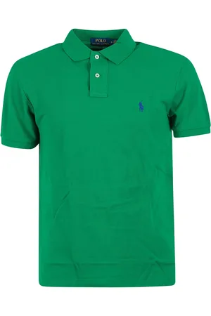 Ralph Lauren Top, Herre, Grøn, L, Bomuld, Billiard Polo