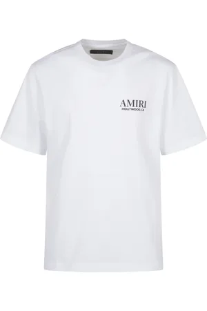 AMIRI Top, Herre, Hvid, M, Bomuld, Bones Stacked Tee