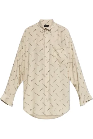 Balenciaga Bluser & Skjorter, Dame, , 2XS, Logo Skjorte