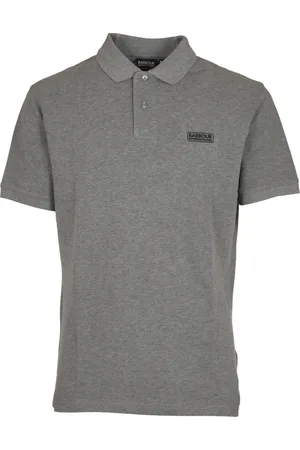 Barbour Top, Herre, Grå, L, Bomuld, Polo Shirt