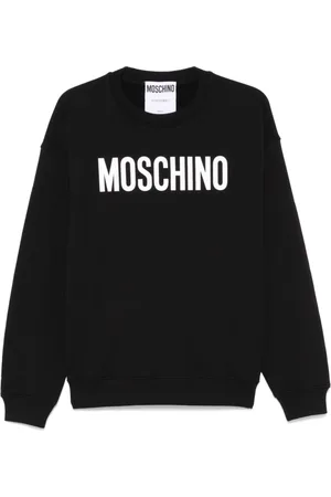Moschino Sweathshirts & Hoodies, Herre, Sort, M, Bomuld, Sort Bomuld Hættetrøje Regular Fit