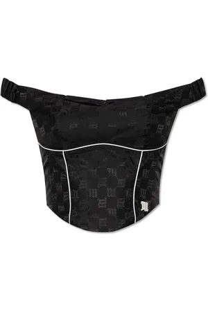 MISBHV Top, Dame, Sort, M, Uld, Monogram top