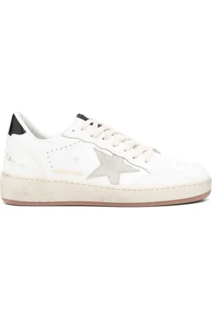 Golden Goose Sko, Herre, Hvid, 44 EU, Bomuld, Ball Star Sneakers