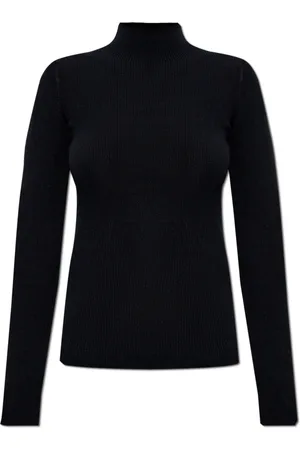Maison Margiela Strik, Dame, Sort, XS, Bomuld, Bomuldsturtleneck