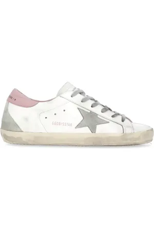 Golden Goose Sko, Dame, Hvid, 40 EU, Læder, Super Star Læder Sneakers