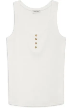 ANINE BING Top, Dame, , XS, Uld, Alesia Tank Top