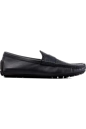 Gucci Sko, Herre, Sort, 41 1/2 EU, Læder, Klassiske Slip-On Loafersko
