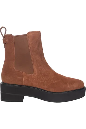 Ralph Lauren Sko, Dame, Brun, 40 EU, Læder, Adrianna Ankelstøvle