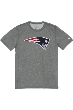 Nike Top, Herre, Grå, M, Polyester, NFL Logo Legend T-shirt New England Patriots