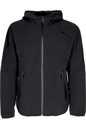 Nike Jakke, Herre, Sort, XL, Nylon, Tech Woven Vindjakke med hætte