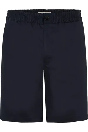 Ami Shorts, Herre, Blå, XL, Satin, Satin Bermuda Shorts