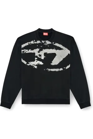 Diesel Sweathshirts & Hoodies, Herre, Sort, L, Tyl, Elegant Sweater Styles