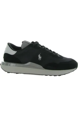 Ralph Lauren Sko, Herre, Sort, 40 EU, Suede, Heritage Court II Sneaker