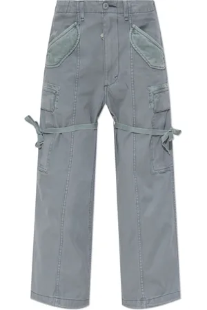 R13 Bukser, Dame, Grå, W26, Bomuld, Cropped Cargo Pant