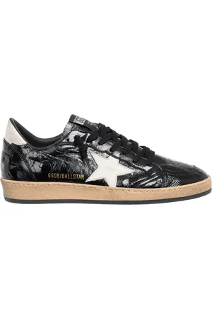 Golden Goose Sko, Herre, Sort, 43 EU, Uld, Vintage Distressed Lace-Up Sneakers