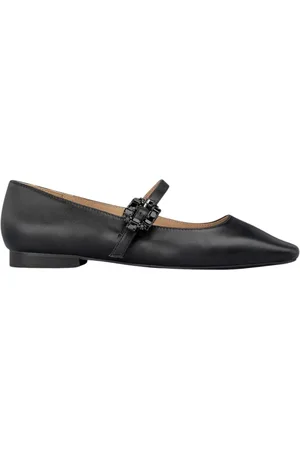 Alma en Pena Sko, Dame, Sort, 36 EU, Rhinestone ballerina spænde