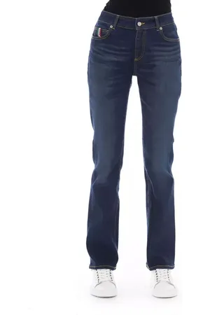 BALDININI Jeans, Dame, Blå, W30, Bomuld, Tricolor Pocket Jeans
