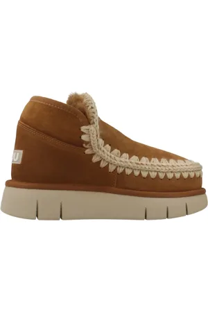Mou Sko, Dame, Brun, 40 EU, Uld, Vinterstøvler Eskimo Bounce Sneaker